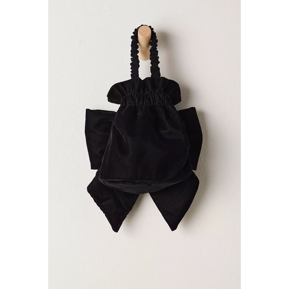 Free People Belle Velvet Bow Bag - Picture 5 of 11